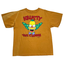 Load image into Gallery viewer, Vintage 1997 Krusty The Clown The Simpsons TV Show Promo Tee
