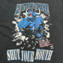 Load image into Gallery viewer, Vintage 1999 WWF The Rock Know Your Role Shut Your Mouth Big Print Wrestling Tee
