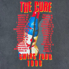 Load image into Gallery viewer, Vintage 1996 The Cure Clown Puppet Swing Tour Band Tee
