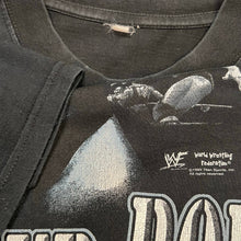 Load image into Gallery viewer, Vintage 1999 WWF The Rock Know Your Role Shut Your Mouth Big Print Wrestling Tee
