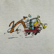 Load image into Gallery viewer, Vintage Calvin &amp; Hobbes Drunk And Drunker Beer Keg Tee
