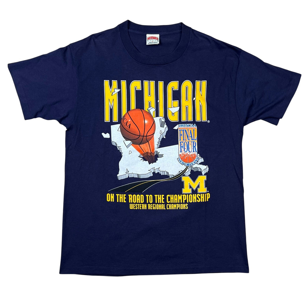 Vintage 1993 University Of Michigan NCAA Final Four Basketball Tee