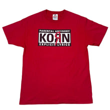 Load image into Gallery viewer, Vintage Korn Parental Advisory Explicit Band Tee

