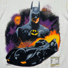 Load image into Gallery viewer, Vintage 1989 Batman Michael Keaton Batmobile Movie Promo Tee
