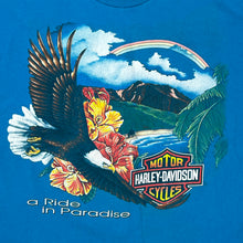 Load image into Gallery viewer, Vintage 1998 Harley Davidson Ride In Paradise Hawaii Tee
