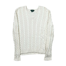 Load image into Gallery viewer, Women’s Lauren Ralph Lauren Cable Knit V-Neck Sweater
