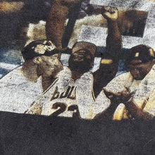 Load image into Gallery viewer, Vintage 1997 Chicago Bulls NBA Champs Parking Lot Bootleg Tee

