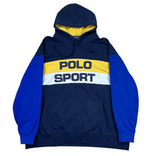 Load image into Gallery viewer, Polo Sport Ralph Lauren Big Spell Out Color Block Pullover Hoodie Sweatshirt

