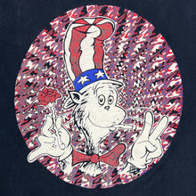 Load image into Gallery viewer, Vintage Cat In The Hat Stoner Psychedelic Peace Rose Parody Tee
