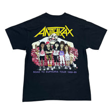 Load image into Gallery viewer, Vintage 1988 Anthrax State Of Euphoria Road To Band Tour Tee
