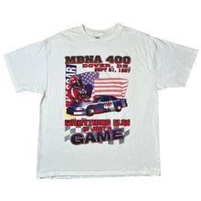 Load image into Gallery viewer, Vintage 1997 MBNA 400 Everything Else Is Just A Game NASCAR Tee
