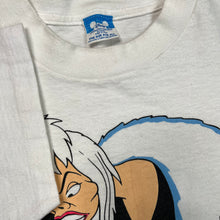 Load image into Gallery viewer, Vintage Disney Cruella De Vil 101 Dalmatians AOP Movie Promo Tee
