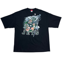 Load image into Gallery viewer, NWT Vintage New York Jets Football Caricature Tee
