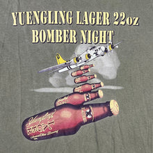 Load image into Gallery viewer, Yuengling Lager 22oz Bomber Night Beer Plane Tee
