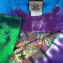 Load image into Gallery viewer, Vintage 2000 Liquid Blue Grateful Dead Celtic Mandala Tie Dye Tee
