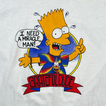 Load image into Gallery viewer, Vintage Bootleg Simpsons Grateful Dead Dude Bart Miracle Man Tee
