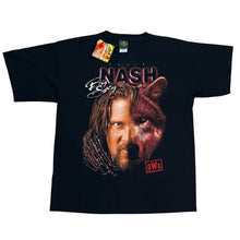 Load image into Gallery viewer, NWT Vintage 1998 WCW Kevin Nash Big Sexy Split Face Wolf NWO Wrestling Tee

