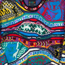 Load image into Gallery viewer, Vintage Coogi Australia Outback Koala Lizard 3D Knit Wool Sweater
