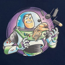 Load image into Gallery viewer, Buzz Lightyear Alien Xenomorph Buzz Burster Parody Tee
