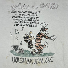 Load image into Gallery viewer, Vintage Calvin And Hobbes Washington DC Dancing Tee
