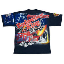 Load image into Gallery viewer, Vintage 1997 Kenny Bernstein Bud Thunder Dragster Racing Lightning AOP Tee

