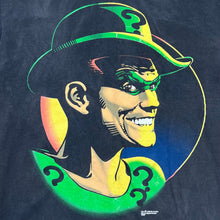 Load image into Gallery viewer, Vintage 1995 DC Comics Jim Carey The Riddler Batman Forever Movie Promo Tee
