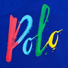 Load image into Gallery viewer, NWT Polo Ralph Lauren Brushstroke Spell Out Color Block Tee
