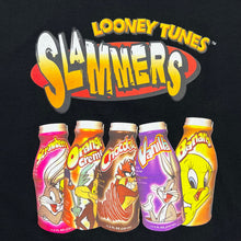 Load image into Gallery viewer, Looney Tunes Slammers Drink Modern Bootleg Promo Tee
