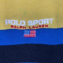 Load image into Gallery viewer, Vintage Polo Sport Ralph Lauren Striped Collared Polo Shirt
