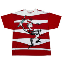 Load image into Gallery viewer, Vintage Universal Dr.Seuss Cat In The Hat Striped AOP Tee
