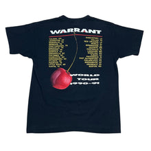 Load image into Gallery viewer, Vintage 1990 Warrant Cherry Pie Band World Tour Tee
