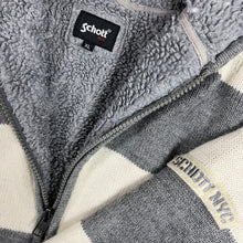 Load image into Gallery viewer, Schott NYC Knit Sherpa Lined Zip Up Sweatshirt
