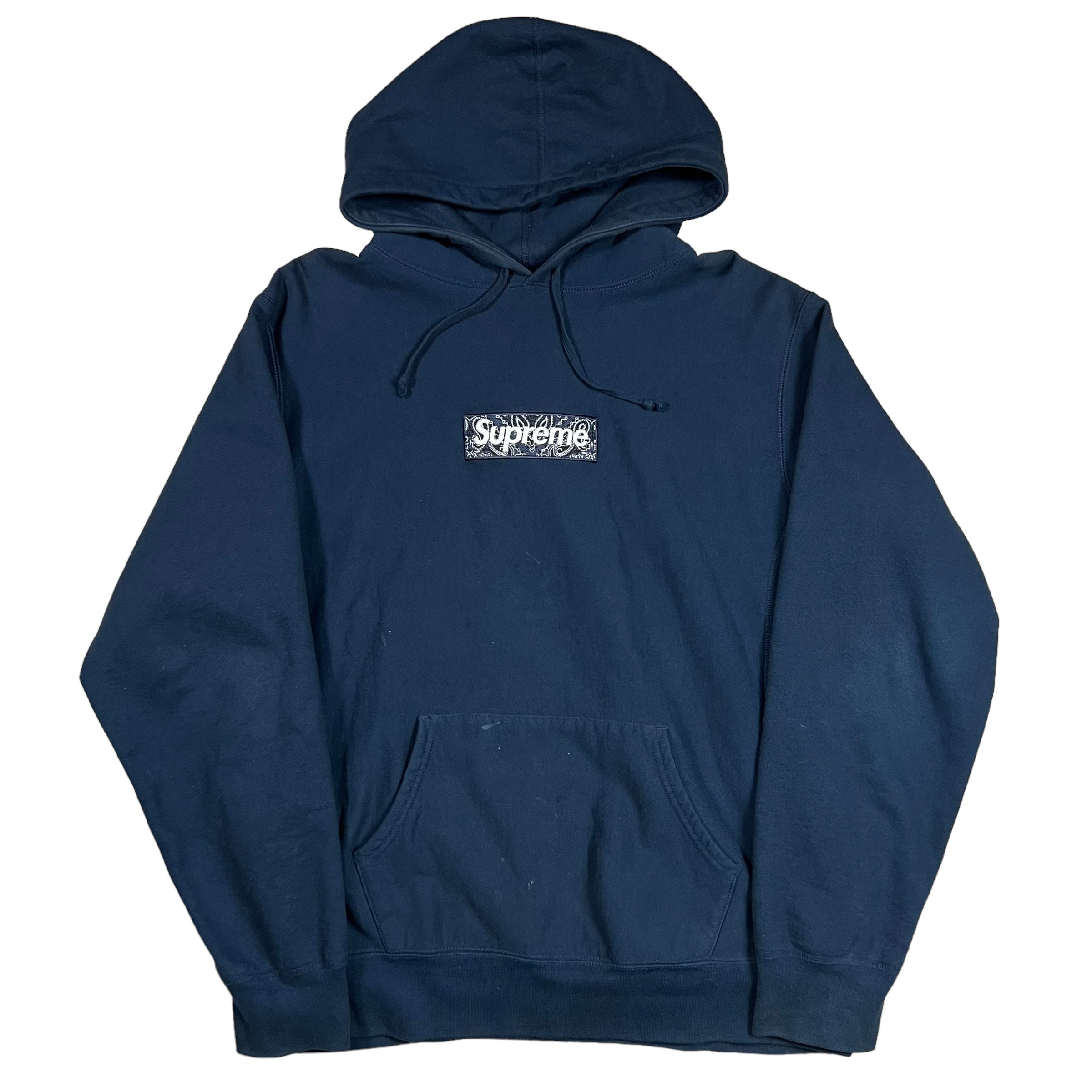 Supreme Navy Bandana Box Logo Sweatshirt – RetroriginalCo Supreme Navy Bandana Box Logo Sweatshirt – RetroriginalCo
