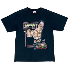 Load image into Gallery viewer, Vintage 2000 WWF The Rock Just Bring It Caricature Wrestling Tee
