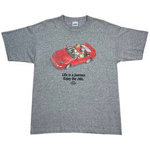 Load image into Gallery viewer, Vintage 1997 Nissan Life Is A Journey GI Joe Barbie Car Promo Tee

