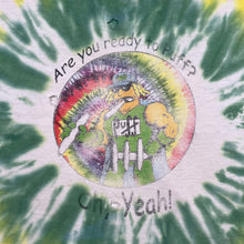 Load image into Gallery viewer, Vintage Simpsons Weed Parody Puff Man Smoke Tie Dye Tee
