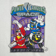 Load image into Gallery viewer, Vintage 1998 Power Rangers In Space Rocket Tour Promo Tee
