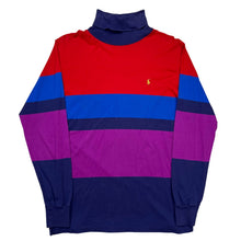 Load image into Gallery viewer, Vintage Polo Ralph Lauren Striped Turtle Neck Shirt
