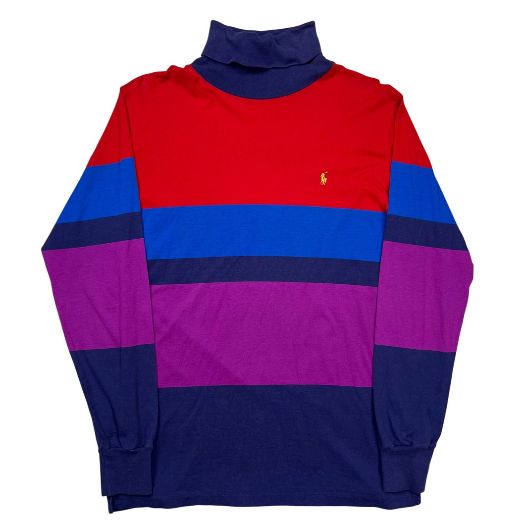 Vintage Polo Ralph Lauren Striped Turtle Neck Shirt