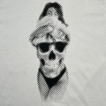 Load image into Gallery viewer, Section Eight Halftone Flash Em Skull Body Babe Tee
