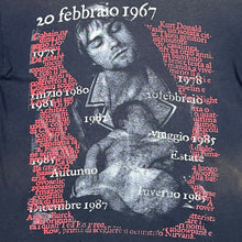 Load image into Gallery viewer, Vintage Kurt Cobain Nirvana MTV Unplugged Euro Bootleg Tee
