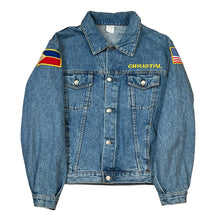 Load image into Gallery viewer, Vintage 1997 USS Stethem Disney Mickey Mouse Fantasia West Pac Souvenir Jean Jacket
