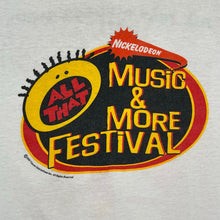 Load image into Gallery viewer, Vintage 1999 Nickelodeon All That Music &amp; More Festival Tee
