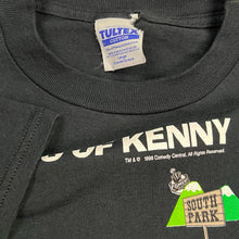 Load image into Gallery viewer, Vintage 1998 South Park The Many Deaths Of Kenny TV Show Promo Tee
