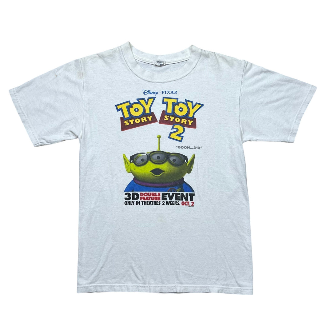 Vintage Disney Pixar Toy Story 3D Double Feature Movie Promo Tee
