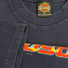Load image into Gallery viewer, Vintage 2002 Harley Davidson Flame Las Vegas Spell Out Tee
