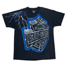 Load image into Gallery viewer, Vintage 2001 Harley Davidson Lightning Big Logo AOFP Tee
