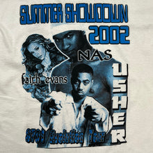 Load image into Gallery viewer, Vintage 2002 Usher Nas Summer Showdown Evolution Tour Parking Lot Bootleg Tee
