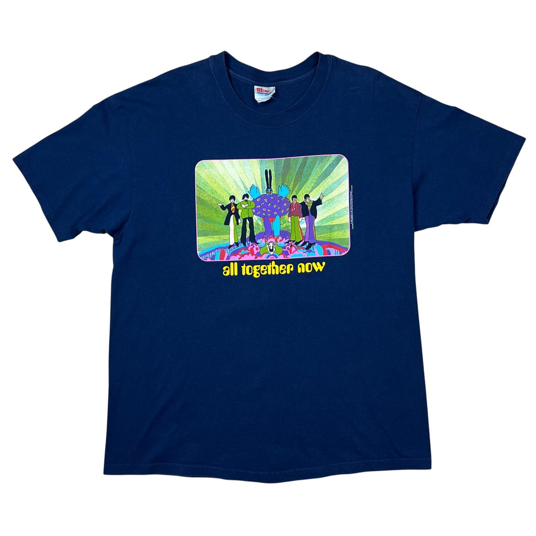 Vintage 1999 The Beatles All Together Now Yellow Submarine Tee
