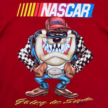 Load image into Gallery viewer, Vintage 1998 Looney Tunes Taz NASCAR Going In Style Tee
